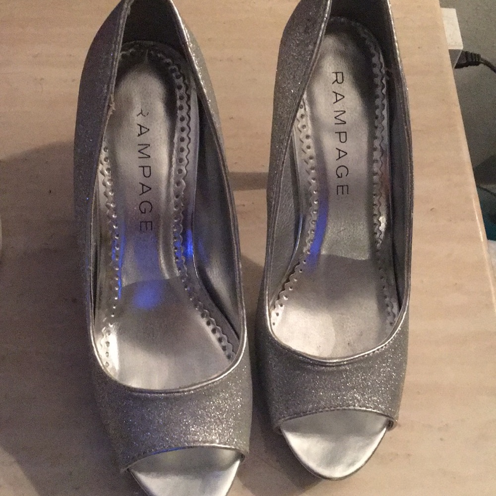 Glitter high heels